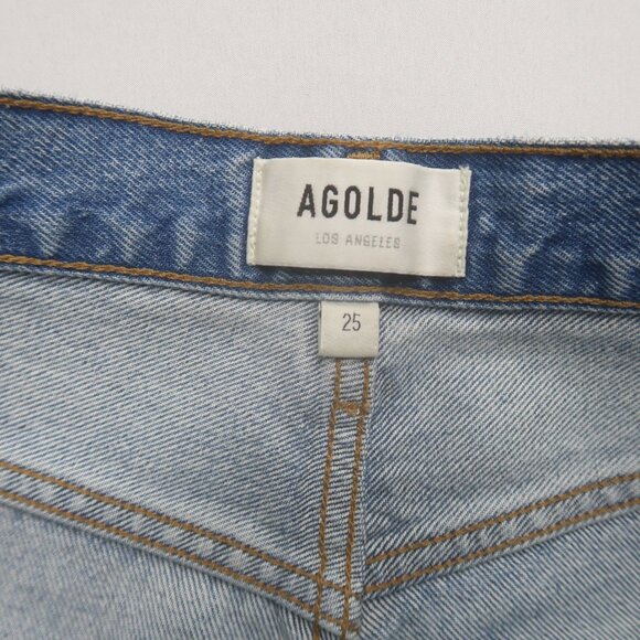 Agolde Low Slung Baggy Jeans in Libertine Size 25 - Picture 6 of 13